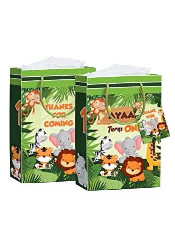 4 in 1 Animal Theme Coffee Mug, Choco, Thank You Card, and Paper Bag Combo | Animal Theme Return Gift for Kid's Birthdays - Image 3