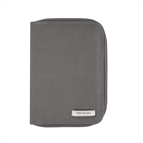 Image of Travelon RFID Blocking Passport Zip Wallet