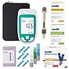 Kit per analisi del sangue domiciliare 3 in 1, monitor multifunzione per glucosio nel sangue, acido urico, colesterolo, rilevamento accurato, adatto per uso domestico, clinico e ospedaliero