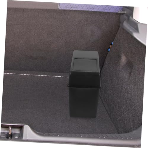 Boîte de rangement multifonctionnelle voiture avec couvercle pour déchet - 7