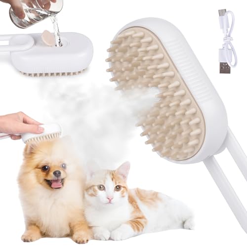 Dog Cat Steam Pet Brush
