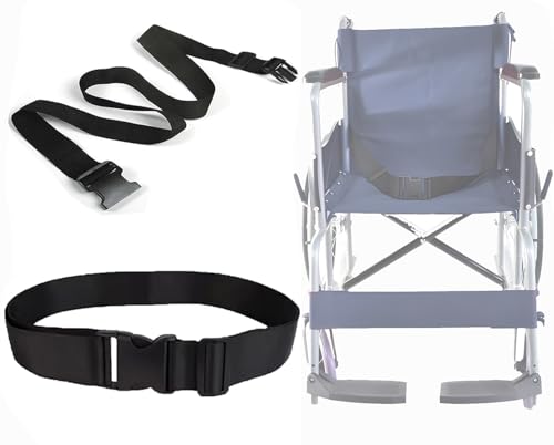 GFertre Wheelchair Lap Safety Strap 2Wide 13-86Anti-Slip Adjustable Secure Seat Belt
