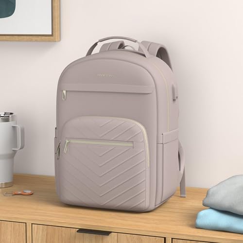Image of VANKEAN 15.6 Inch Laptop Backpack for Women Work Laptop Bag Stylish with USB Port