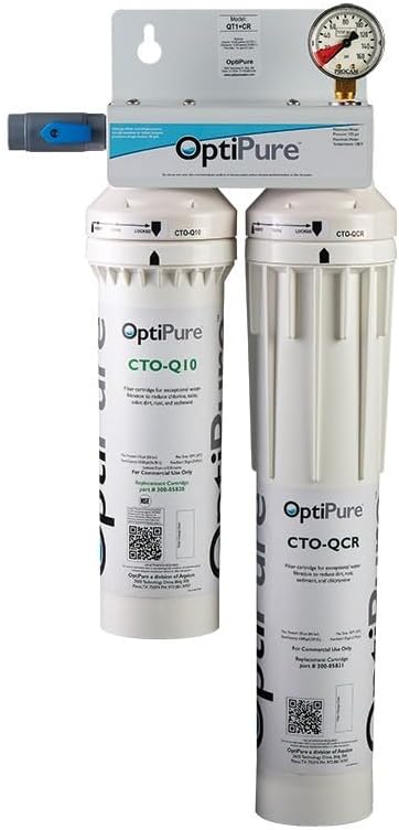 Replacement for Optipure Everpure 17052080 Dual Water Filter Assembly