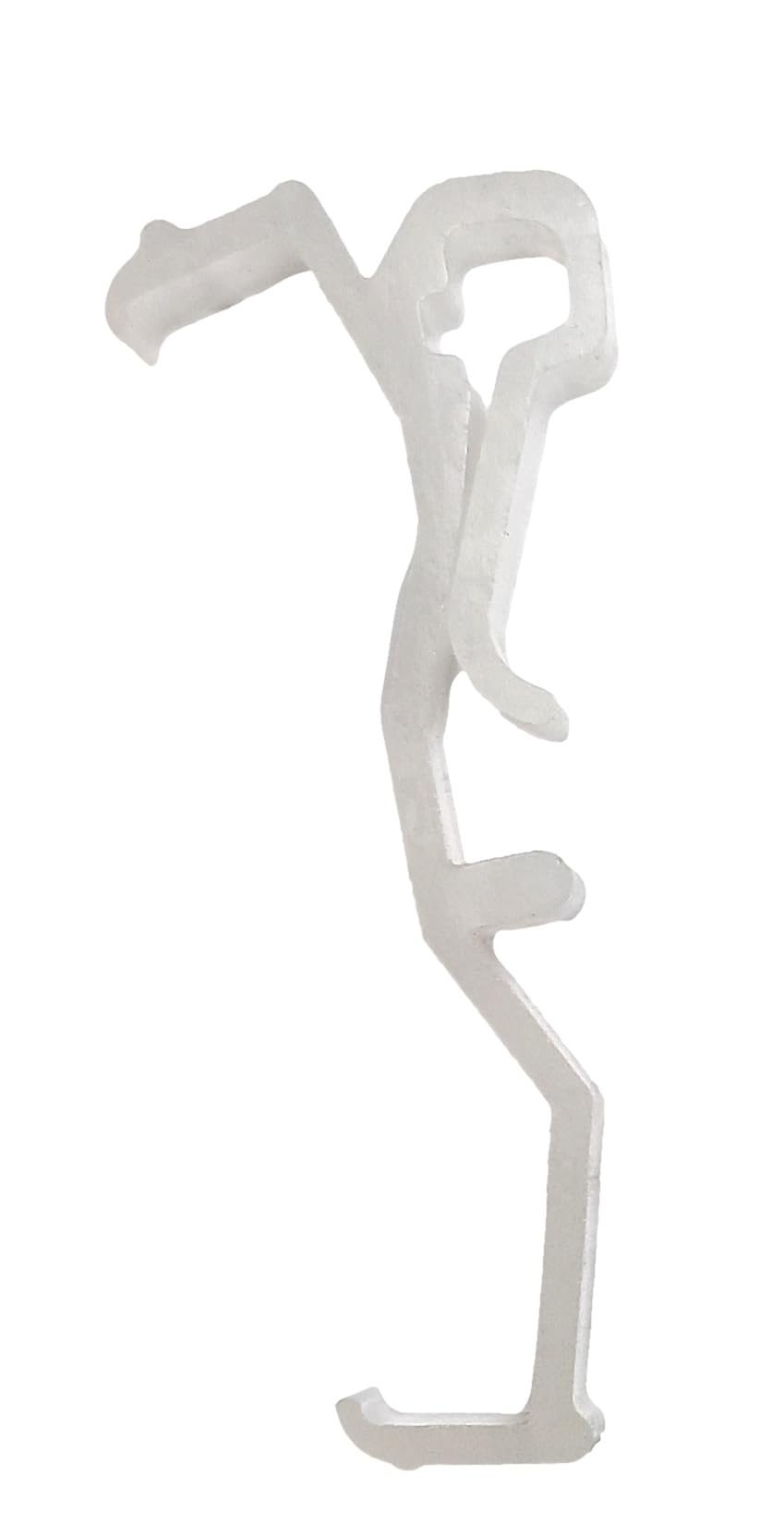 Asia Buy Clear Valance Clips For Window Blind Valance - 3 Different Sizes - 2.5", 3", 3.25" (10, 2.5")