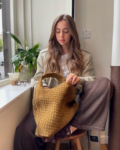 JW PEI Women's Iaura Faux Suede Woven Shoulder Bag4