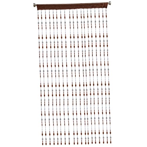 Joygoodta Tenda per porta di perline 39.4x78, 7 pollici Elegante linea di nappa in perline Schermo di mosca per decorazioni per la casa, porte, divisori per camere e decorazioni per feste