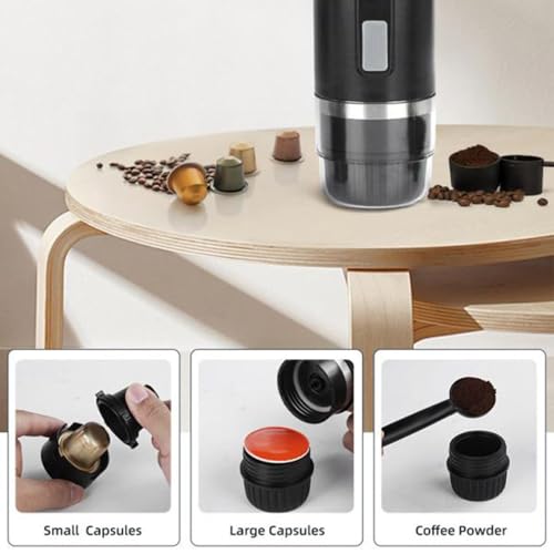 Cafetera portátil eléctrica con función de calentamiento 90 mL miniatura 4