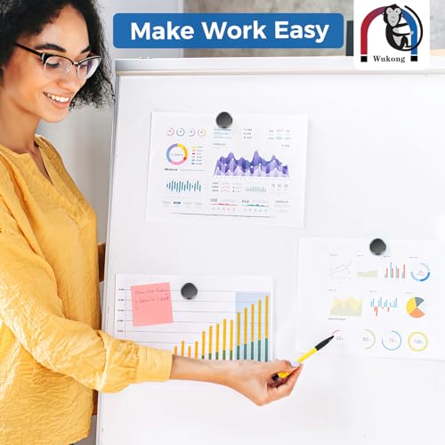 Wukong 30 Pièces Aimants Puissants, 18×5mm Aimant Frigo Aimants Tableau Magnétique, Magnets Aimant Fort pour Bureaux, Panneaux D'Affichage et éColes – vue 5