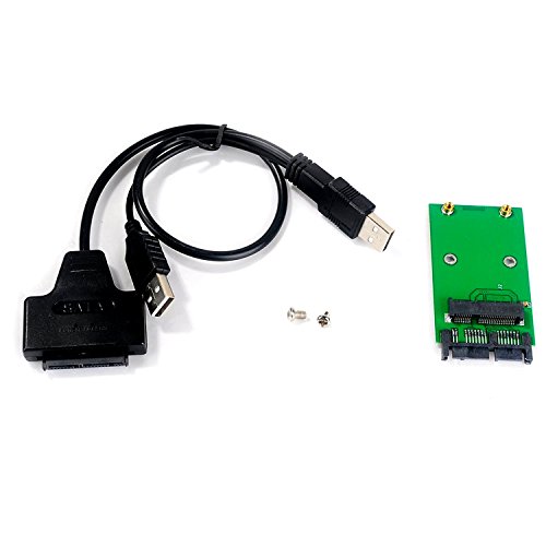 Makerfire Mini PCIe mSATA 5CM SSD to Micro SATA or USB Adapter Converter Card