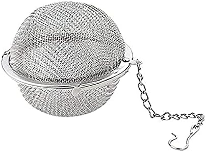 Samyal Tea Strainer Infuser Mesh Tea Balls, Stainless Steel Tea seeped ...