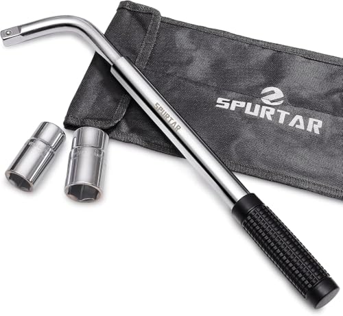 Spurtar Clé Démonte Roue Télescopique 17 19 21 23mm Extracteur de Boulon Antivole Universel Clé...
