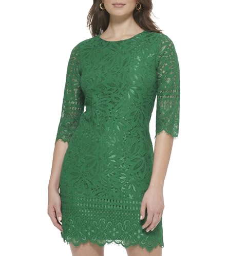 Image of Kensie Women's 1 /2 Sleeve Lace Mini Dress