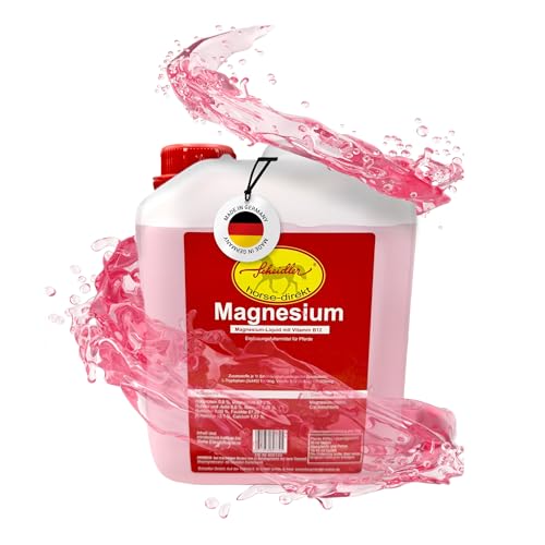Scheidler horse-direkt Magnesium Liquid für Pferde 2500ml hochdosiert Mit Tryptophan + Vitamin B-Komplex und Elektrolyten Alternative zu Pulver/Pellets - Premium Qualität aus Deutschland