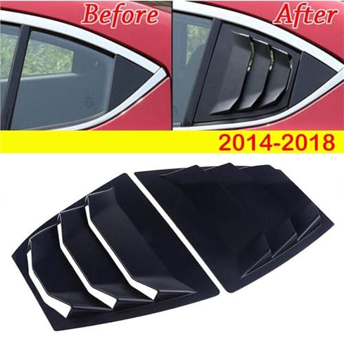 Persienne arrière Mazda 3 Axela 2014-2018 volet de fenêtre plastique noir
