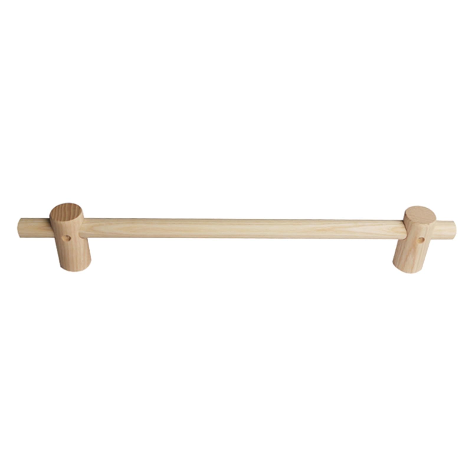 Tringle à rideaux en bois fixe pour porte et suspension rideau sans percer 130cm