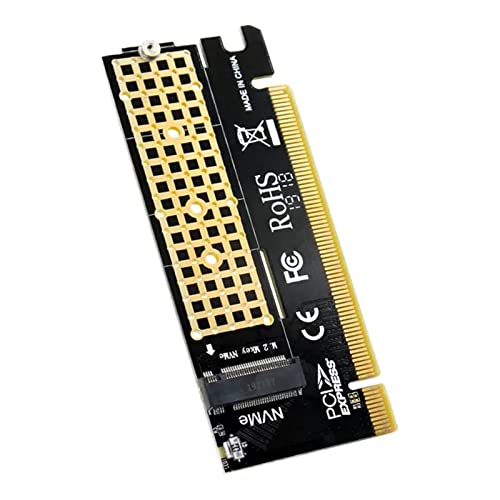 Acahhotxx M.2 NVME PCIE to M.2 Adapter NVME SSD M.2 PCIE X16 Expansion Card Computer Adapter Interfaces M.2 to PCIE Adapter M.2 Nvme to Pcie X16 Extender Adapter