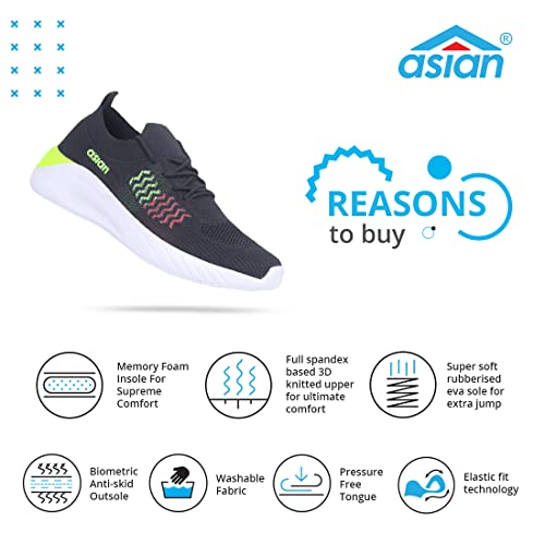 Image of ASIAN Men's Hattrick-26 Sports,Running,Walking,Gym Shoes & Casual Sneaker Shoes for Men's & Boy's