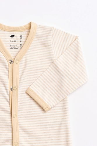 Image of monica + andy On the Go Baby One Piece, 100% Organic Baby Clothes for Girls & Boys, Sizes For Preemie, Newborn, & Infant