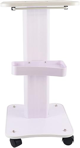 Carrito de equipo de belleza, carrito rodante de belleza, carrito de instrumentos móvil de ABS, soporte multiusos para máquinas de spa de salón con