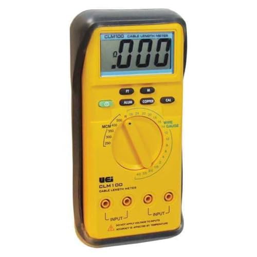 Uei Test Instruments NIST Certified Cable Length Meter, Measures ft., m CLM100-N - 1 Each