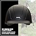 Troxel Spirit Full Coverage Horse Riding Helmet, Low-Profile Adjustable Design, Safety Horseback Riding Gear, Large (7-3/8-7-3/4), Black Duratec