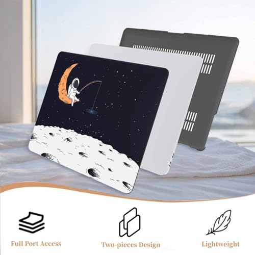 Funda MacBook Pro 13 2012-2015 A1502 Carcasa Rígida Astronauta Espacial con Cubierta de Teclado 5
