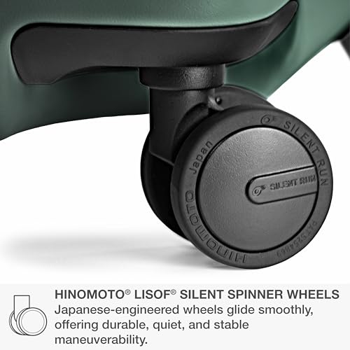 Image of Traveler's Choice Markham Hardside Expandable Luggage with Hinomoto Spinner Wheels, 26-Inch Medium, Green