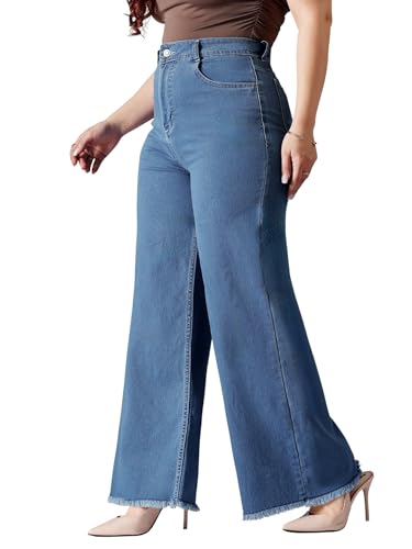 Image of Miss Chase A+ Women's Bootcut High Rise Stretchable Denim Jeans