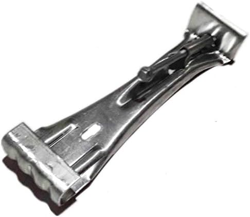 6" inch Aluminum Hidden Rain Gutter Bracket Hook NO Clip Style Hangers with pre Inserted 3" Long ¼" hex Head self Drilling Screw 50 per Pack