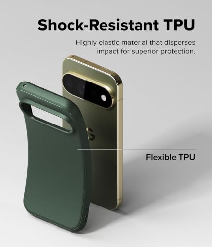 Image of Ringke Onyx for Google Pixel 11 Pro Case Back Cover | Dark Green, Non-Slip, TPU Bumper, Anti-Fingerprint, Slim Fit, Scratch Resistant, Shockproof, Precise Cutouts, Firm Grip