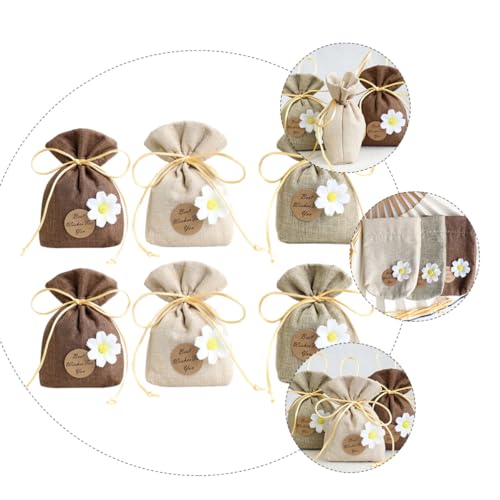 VOSAREA Bolsa Sachet de Algodón Lavanda 6 Pzs Beige miniatura 7