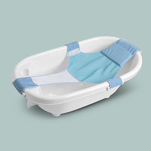 Miniatura 6 de Red de apoyo para asiento de baño para bebé, malla suave para bañera, almohada de baño infantil para bañera, necesidades de baño de primer año, con