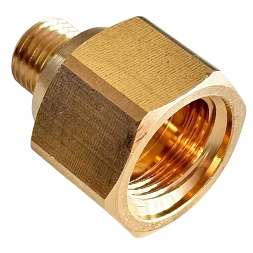 Adaptador para limpiadores de alta presión Karcher TR20 IG a 1/4 AG con Easy!Lock K-Lock, conector de latón para boquillas, fresas y cepillos, 400 bar, 150 °C, accesorios para pistolas de la serie K