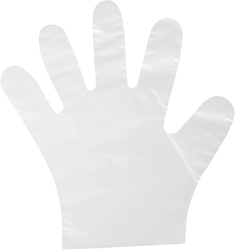 Miniatura 7 de Juvale Guantes de cocina desechables de plástico transparente para preparación y servicio de cocina, paquete de 100, talla única, transparentes,