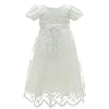 Coozy Baby Girl Dress Flower Christening Baptism Gown Formal Party Special Occasion Dresses for Toddler/Infant