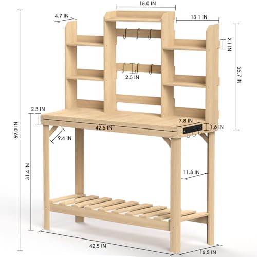 Highpro PLG-PBT001 Outdoors Potting Benches Table thumb #6
