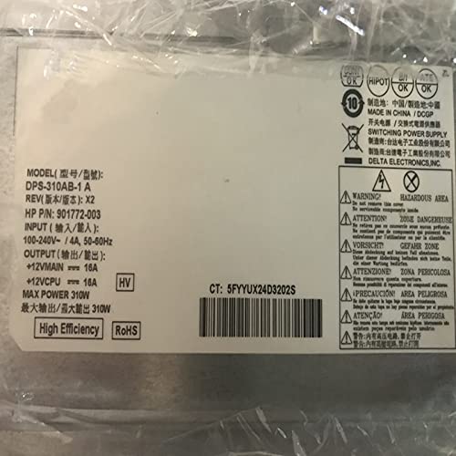 Product label with detailed specifications