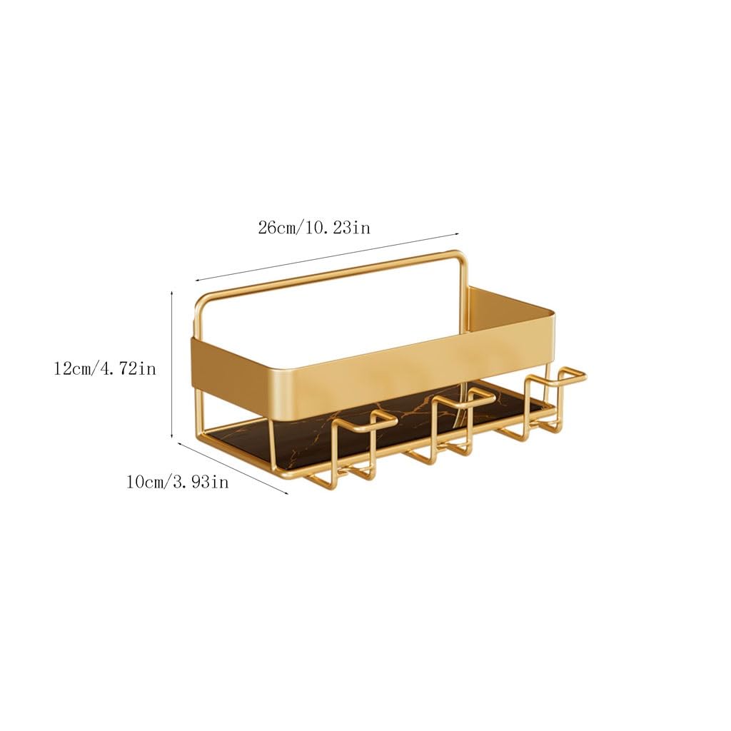 Estante para Cepillos de Dientes Portaspazzolino Elettrico a Parete Portaspazzolino da Parete Portaspazzolino Portaspazzolino da Parete Arredamento Bagno(L26cm)