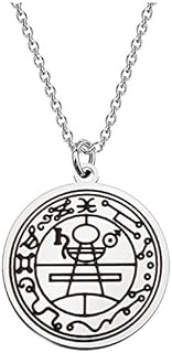 MYSOMY Protection Secret Seal of Solomon Jewelry Wealth Fortune Amulet Pendant Necklace Talisman Theme Gift Jewish Jewelry for Girls Women