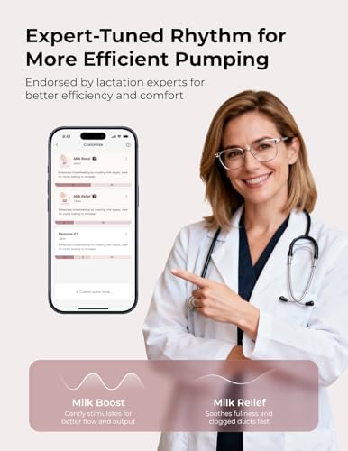 Image of Momcozy Air 1 Wearable Breast Pump, Ultra-Slim Hands-Free Breast Pump with Wireless Charging Case, Top-View Visible, App Control, Auto Mode Switching, Milk Tracking & Full-Collector Alerts, 6oz