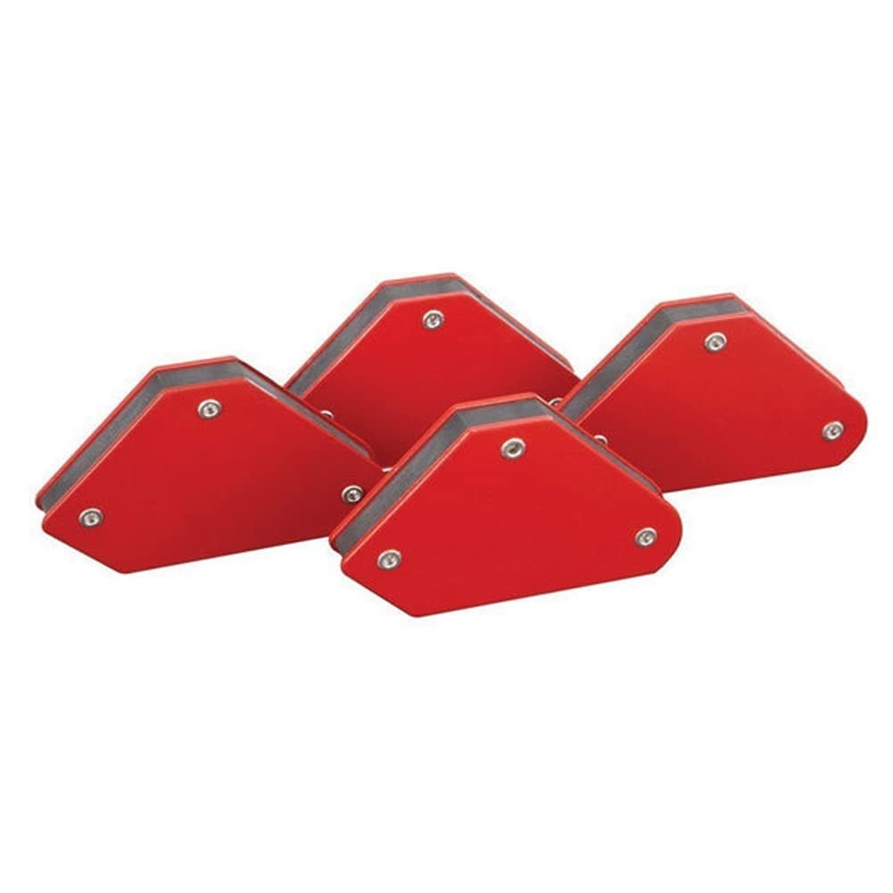 Roadoor 9Lbs Welding Magnet 1 Piece, 45, 90, 135 Degrees Magnetic Welding Arrow Holder Red 9Lbs