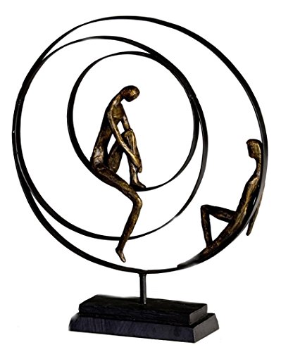 Casablanca Deko Skulptur 'Patience', 34 x 41 cm, Bronze