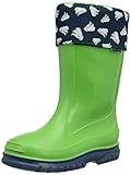 Herausnehmbares Innenfutter Romika Unisex-Kinder Eisbär Gummistiefel, Grün (Lime-blau 646), 26 EU