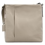 Perfekt für die Stadt Picard Damen Schultertasche PURE aus Echtleder Groß  mit Reißverschluss  Schultertasche  Alltag, Ausgehen