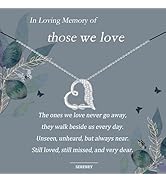 Sympathy Gifts for Loss of Loved One, Sterling Silver Angel Wing Infinity Heart Pendant Necklace ...
