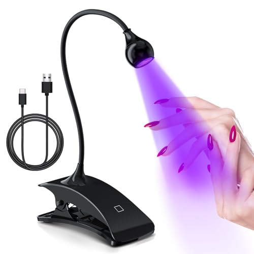 AORAEM UV Gooseneck Nail Lamp - USB Plug & Play Gel Nails