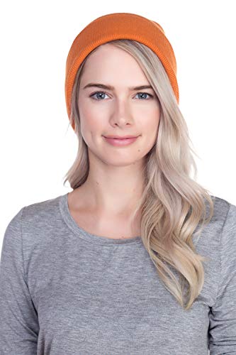 Image of Top Level Beanie Men Women - Unisex Cuffed Plain Skull Knit Hat Cap