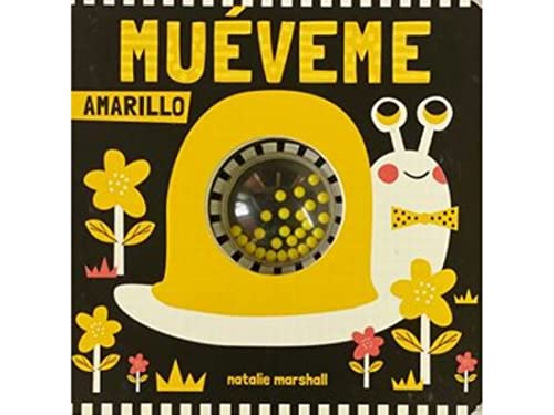 Libro Carton Sonajero Mueveme Amarillo 15x15cm