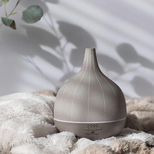 Plant Therapy Metro Stone Deluxe Diffuser Gray - Essential Oil Diffuser - Large Water Reservoir, 20 Hours of Diffusion, Auto Shut Off, Sleek Diffuser Design for Home & Office - Image 6